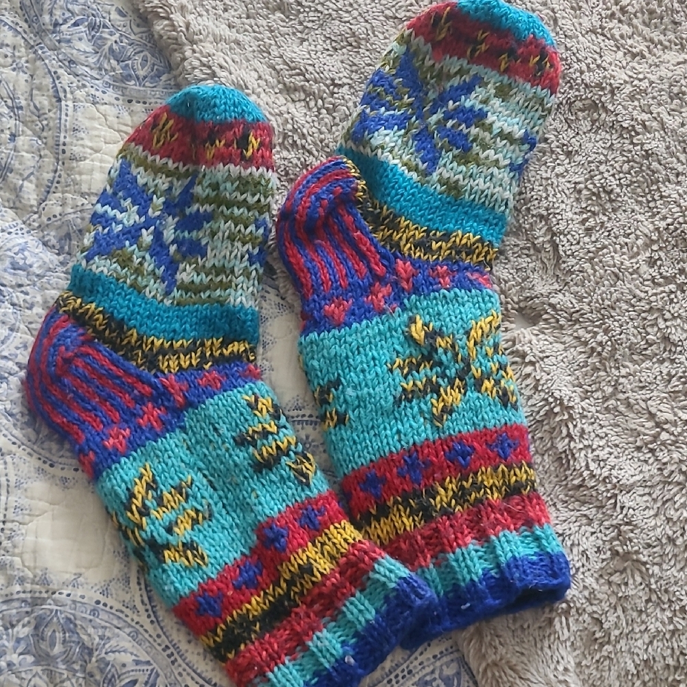 Colorful Knit Socks